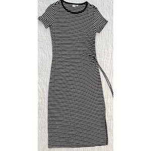 Gap XS Striped Black & White Dress
